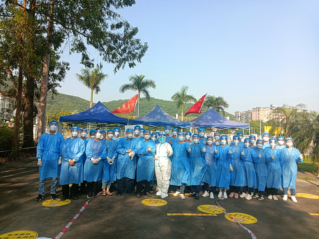 新宝GG火速集结自愿者76人次增援新宝GG药厂社区全员核酸检测